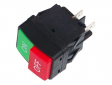 Przeł. klawisz. 16A 250V podwójny ON-OFF KCD2-201