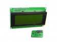 Wyświetlacz LCD 4x20 sterowanie I2C żółte podświetlenie