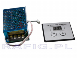 Regulator napięcia 230V AC 4000W ,klaw + wyśw LED 
