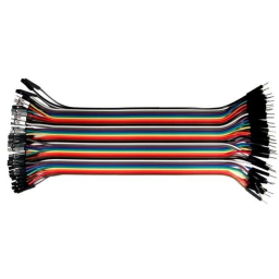 Przewody połączeniowe męsko-żeńskie 40szt ~10cm