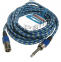 Kabel mikrofonowy XLR > Jack 6,3 5m oplot