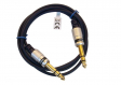 Kabel Jack-Duży 6,3mm wtyk-wtyk stereo 1mb