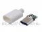 Wtyk USB-C 3,1 na kabel biały