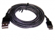Kabel USB-A - USB-C 1,5m HQ oplot