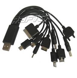 Kabel zasilający USB A WT / wtyk DC MIX