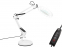 Lupa lampa LED, powiększenie 3x+zasilacz