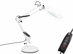 Lupa lampa LED, powiększenie 3x+zasilacz