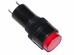 Kontrolka LED 12mm 12V AC/DC czerw.