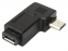 Adapter USB wtyk micro / gniazdo micro kąt LL