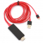 Adapter MHL do TV HDMI-wt , usb > USB- Lighting do Iphone
