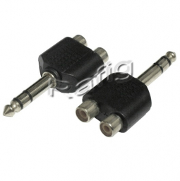 Adapter Jack 6,3-wt na Rca-2gn 