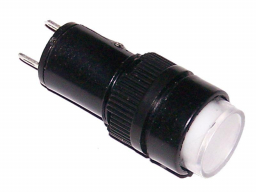 Kontrolka LED 12mm 12V AC/DC biała