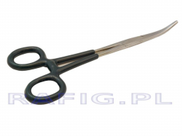 Szczypce zgięte z blokadą 150mm typu kleszcze peany 