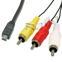 Kabel USB mini HP- 3RCA 1,8M 2.0