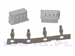 Złącze JST-ZH  r=1,5mm 4PIN wt+gn x10 kpl